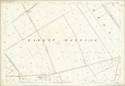 Lincolnshire CXLVII.10 (includes: Deeping St James; Langtoft; Market Deeping) - 25 Inch Map