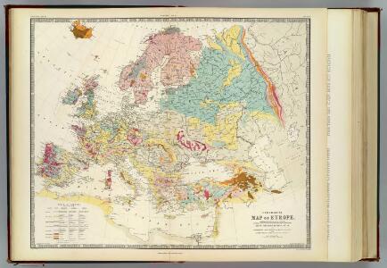 Geological map Europe.