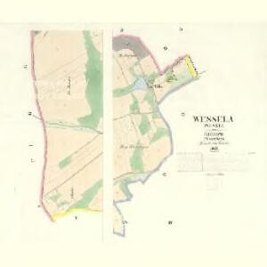 Wessela (Wesela) - c8507-1-001 - Kaiserpflichtexemplar der Landkarten des stabilen Katasters