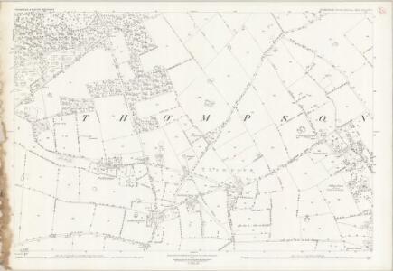 Norfolk LXXXIV.6 (includes: Merton; Thompson) - 25 Inch Map