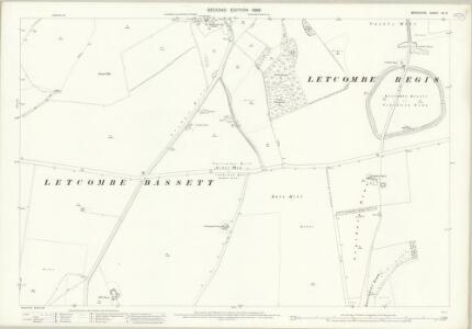 Berkshire XX.5 (includes: Childrey; Letcombe Bassett; Letcombe Regis) - 25 Inch Map