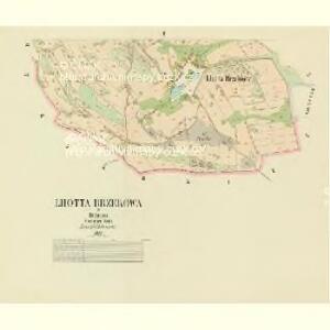 Lhotta Brzekowa - c0551-1-002 - Kaiserpflichtexemplar der Landkarten des stabilen Katasters