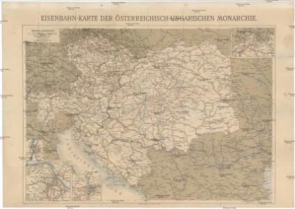 Eisenbahn-Karte der Österreichisch-Ungarischen Monarchie