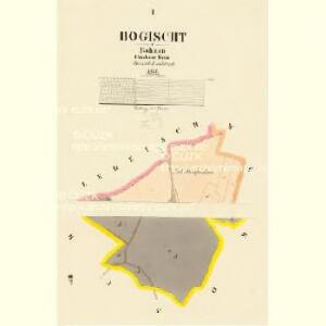 Bogischt - c0337-1-001 - Kaiserpflichtexemplar der Landkarten des stabilen Katasters