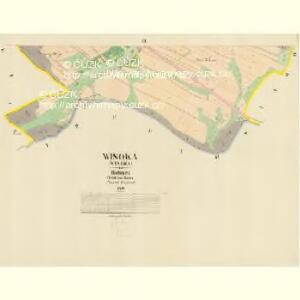 Wisoka (Wysoka) - c8955-1-003 - Kaiserpflichtexemplar der Landkarten des stabilen Katasters