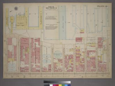 Plate 39, Part of Section 4: [Bounded by Twelfth Avenue (Hudson River Piers),W. 50th Street, Eleventh Avenue and W. 41st Street.]
