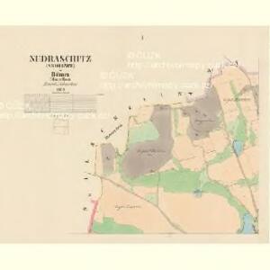Nedraschitz (Nedražice) - c5000-1-001 - Kaiserpflichtexemplar der Landkarten des stabilen Katasters