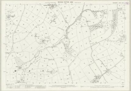 Devon XXXV.10 (includes: Sampford Peverell; Uplowman) - 25 Inch Map