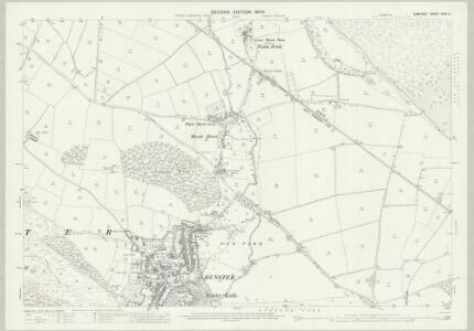 Somerset XXXV.10 (includes: Carhampton; Dunster) - 25 Inch Map