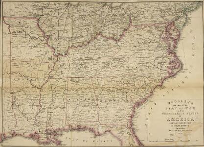 Woolley's new Map of the Seat of War in the Confederate States of America.