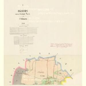 Ržibin - c2391-1-001 - Kaiserpflichtexemplar der Landkarten des stabilen Katasters