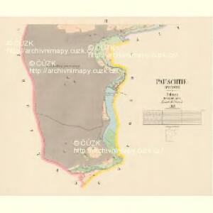 Pauschtie (Pousstě) - c6056-1-003 - Kaiserpflichtexemplar der Landkarten des stabilen Katasters