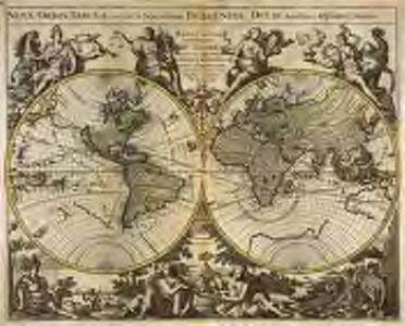 Mappe monde ou description du globe terrestre [et] aquatique