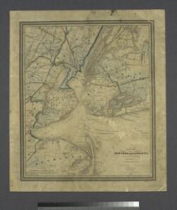 Map of New-York and its vicinity /drawn by D.H. Burr, geographer ; engraved by S. Stiles, Sherman & Smith.