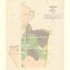 Placzitz - c5796-1-002 - Kaiserpflichtexemplar der Landkarten des stabilen Katasters