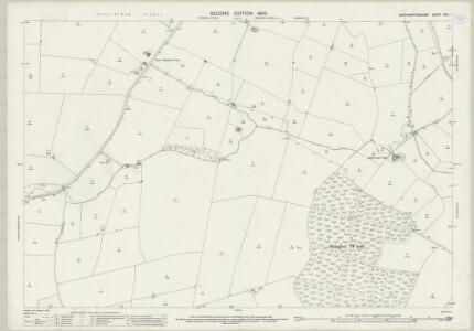 Northamptonshire XXVI.1 (includes: Brigstock; Grafton Underwood; Sudborough) - 25 Inch Map