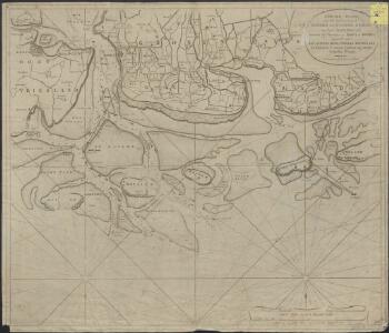 Nieuwe kaart van het inkoomen van de Ooster en Wester Eemze en het Hommegat, benevens het vaarwater na Embden en Delfzijl