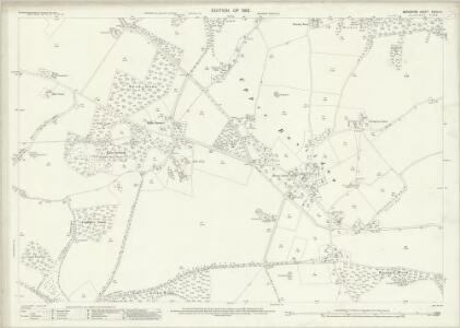 Berkshire XXVIII.10 (includes: Ashampstead; Basildon; Bradfield) - 25 Inch Map