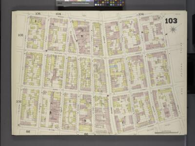 Brooklyn V. 4, Double Page Plate No.103 [Map bounded by Driggs St., S. 3rd St., Wythe Ave., N. 5th St.]