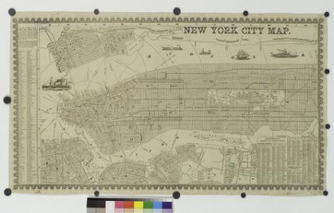 New York city map.