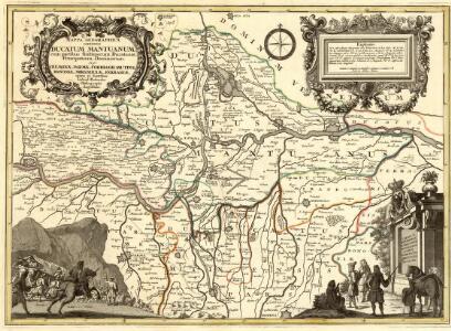 Mappa Geographica continens Ducatum Mantuanum