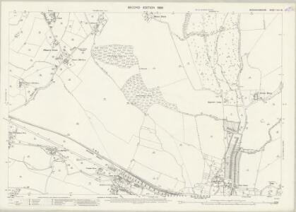 Buckinghamshire XLII.13 (includes: High Wycombe; Hughenden; West Wycombe Rural) - 25 Inch Map