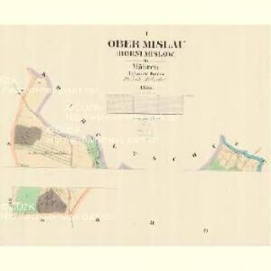 Ober Mislau (Horni Mislow) - m0804-1-001 - Kaiserpflichtexemplar der Landkarten des stabilen Katasters