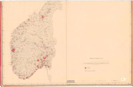 Statistikk kart 5 sør: Norvége. La Population en 1801