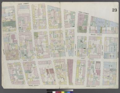 Plate 23: Map bounded by Broome Street, Bowery, Canal Street, Broadway