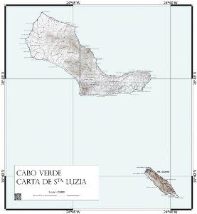 Cabo Verde Carta de Sta. Luzia