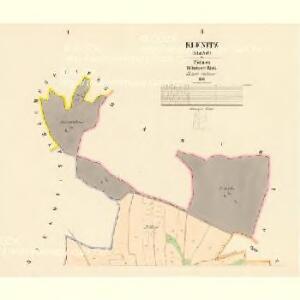 Klenitz (Klenic) - c3145-1-001 - Kaiserpflichtexemplar der Landkarten des stabilen Katasters