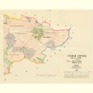 Nieder Jaworz (Dolenj Jawoř) - c1302-1-002 - Kaiserpflichtexemplar der Landkarten des stabilen Katasters