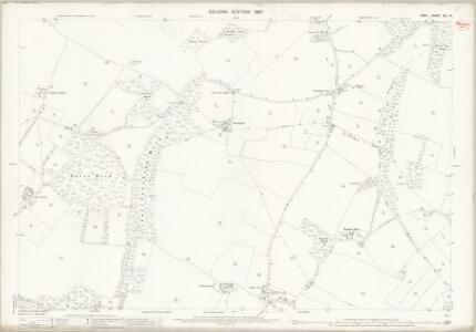 Kent XLV.13 (includes: Badlesmere; Challock; Leaveland; Molash; Throwley) - 25 Inch Map