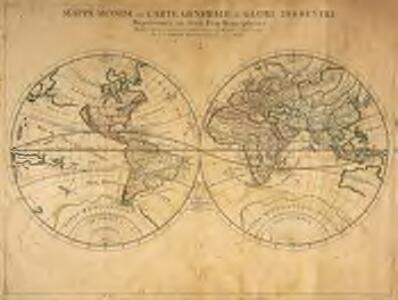 Mappe-Monde ou carte generale du globe terrestre