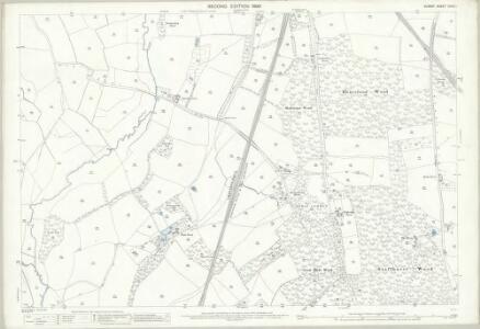 Surrey XXXVI.1 (includes: Limpsfield; Oxted) - 25 Inch Map