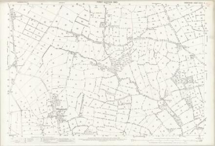 Derbyshire XXXV.5 (includes: Ashover; Brackenfield; Crich; South Wingfield; Wessington) - 25 Inch Map
