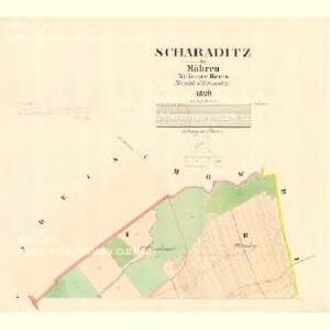 Scharaditz - m3004-1-002 - Kaiserpflichtexemplar der Landkarten des stabilen Katasters