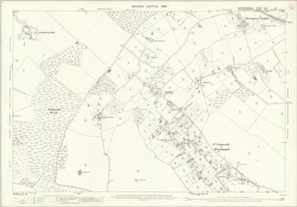 Hertfordshire XLIII.6 (includes: Chalfont St Giles; Chalfont St Peter; Chorleywood; Rickmansworth Urban) - 25 Inch Map