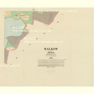 Malkow - c1486-1-004 - Kaiserpflichtexemplar der Landkarten des stabilen Katasters