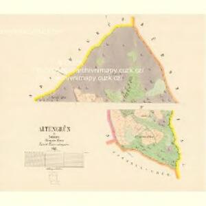 Altengrün - c7232-2-001 - Kaiserpflichtexemplar der Landkarten des stabilen Katasters