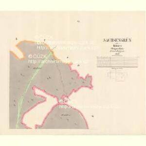 Sachsengrün - c9100-1-006 - Kaiserpflichtexemplar der Landkarten des stabilen Katasters