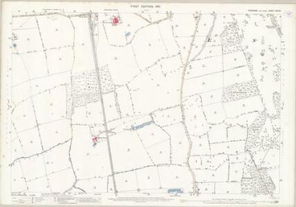Yorkshire CCVI.3 (includes: Escrick; Kelfield; Stillingfleet) - 25 Inch Map