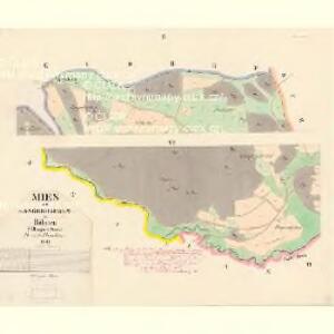 Mies - c4584-1-001 - Kaiserpflichtexemplar der Landkarten des stabilen Katasters