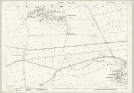 Northamptonshire III.6 (includes: Etton; Glinton; Northborough; Peakirk) - 25 Inch Map