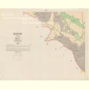 Hertin (Rtina) - c6611-1-006 - Kaiserpflichtexemplar der Landkarten des stabilen Katasters