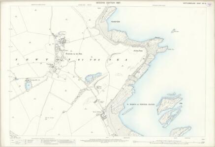 Northumberland (Old Series) XXII.15 (includes: Embleton; Newton By The Sea) - 25 Inch Map