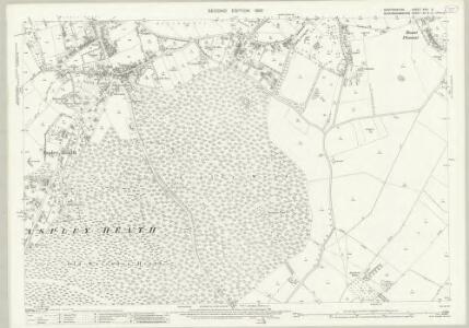 Bedfordshire XXIV.3 (includes: Aspley Guise; Aspley Heath; Husborne Crawley; Wavendon; Woburn Sands; Woburn) - 25 Inch Map