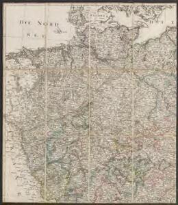 Karte von Deutschland in IV Blättern