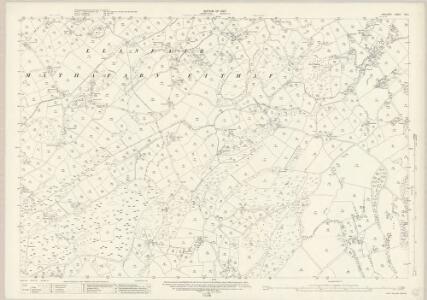 Anglesey XIV.1 (includes: Llanfair Mathafarn Eithaf) - 25 Inch Map