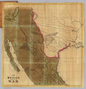 Map of Mexico Showing the Seat of War.